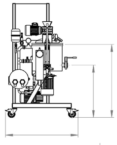 Vacuum mixer - NORMIT schema