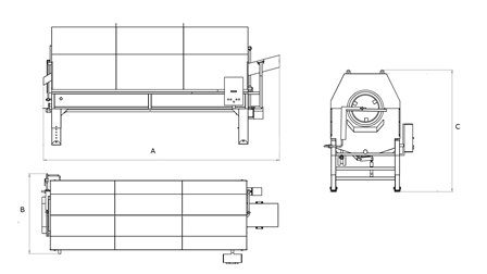 Rotary drum defroster NORMIT