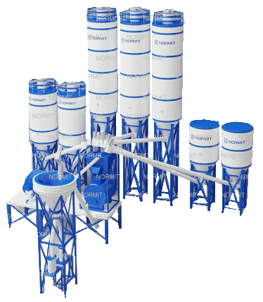 zariadenie na vyrobu suchych stavebnych zmesi