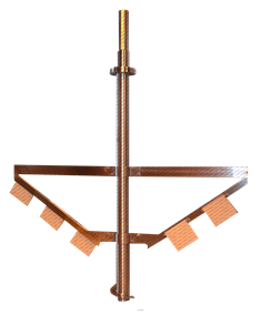 Miesadlo s teflonovymi skrabkami 