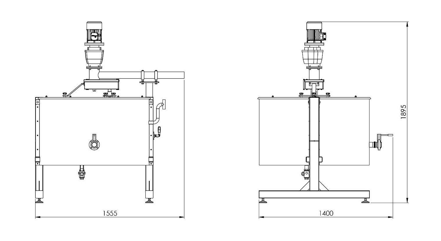 planetarna miesacky SP Profi 300 planetarna miesacky SP Profi 300