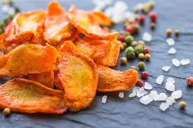 полезные чипсы из моркови